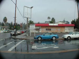 Elements of the original convenience store building (seen here) were salvaged and integrated into the new design. Segal estimates this adaptive reuse saved nearly $80,000 in demolition and construction costs.