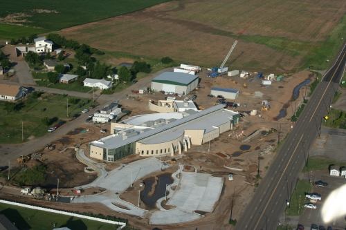 A new county hospital is set to open early next year; planners are hopeful it will be the first LEED Platinum critical access hospital in the nation.