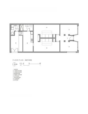 Floor plan before.