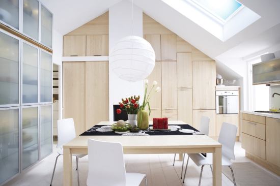 The Swedish company is known among consumers for its very inexpensive home furnishings, but its kitchen cabinets are the go-to line among architects when the budget is tight. The company offers a range of door styles and features, and even sells aluminum and glass doors for those who like a contemporary look. IKEA. 
www.ikea.com.