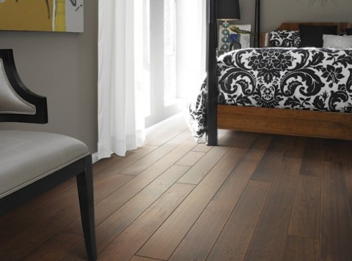 This hardwood flooring from Shaw meets the stringent standards of the Cradle to Cradle Products Innovation Institute.