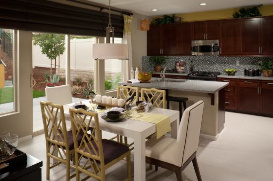 Each kitchen in LivingSmart Homes at Fair Oaks Ranch will include a recycling center and an Energy Star-rated GE dishwasher; an Energy Star GE refrigerator is optional.