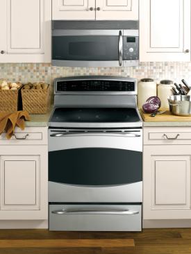 This normal-looking 30-inch Profile range comes with an induction cooktop that saves time and energy by cooking faster than gas or electric. Using magnetic fields, the technology heats the pot while the area surrounding the burners stays relatively cool. It features a 5.3-cubic-foot oven. GE Consumer & Industrial
. 800-626-2005. 
www.ge.com.