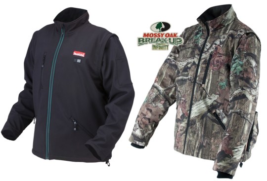 Makita's 18V LX Lithium-Ion Cordless Heated Jackets offer a very long run time