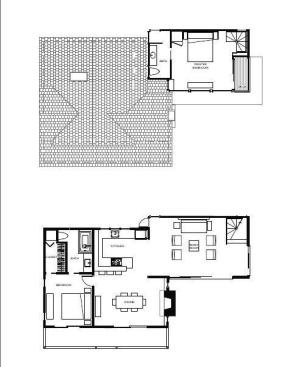 The floorplans after renovation.
