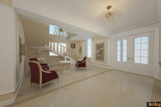 Classical living room interior design in Constanta - Arhitect Bucuresti 