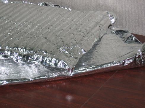 GAS-FILLED PANELS  The honeycomb structures of these foil-coated plastic panels are filled with low-conductivity gasses such as argon or krypton, much like a high-performance window, Wilson said. R-values range from 5 to 11 at 1.5-inch thickness. “It presents some useful applications,” Wilson said.