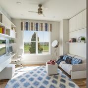 The flexibility of this room also delivers a comfy, resting spot away from the noise.