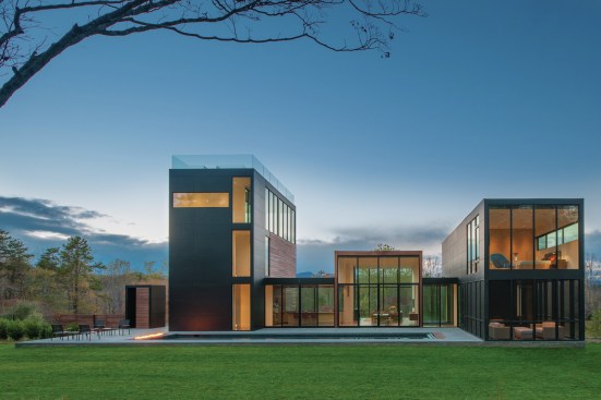 4 SPRINGS LANE: Set on a 24-acre site in Rappahannock County, Va., this home optimizes views of the nearby Blue Ridge Mountains.