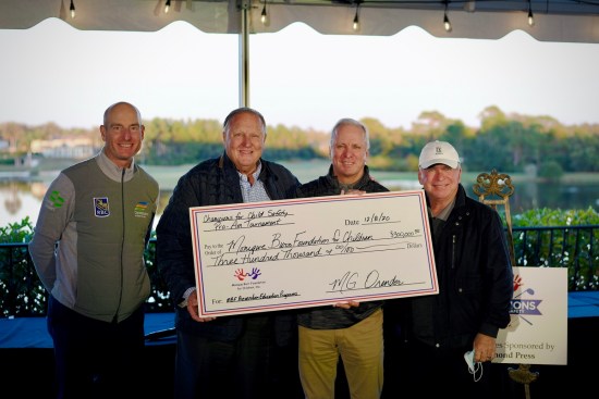 The Dream Finders Homes MBF Champions for Child Safety Pro Am Golf Tournament is a vital source of funding for the foundation.