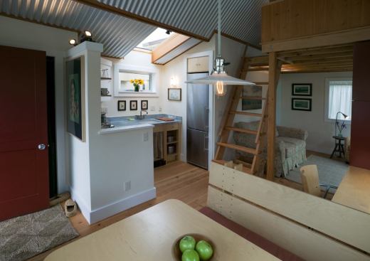 Subtle spatial divisions make the house feel larger than it is.