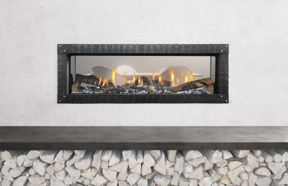 Heat & Glo, Heatnglo, see-through fireplace, two-sided fireplace, linear fireplace