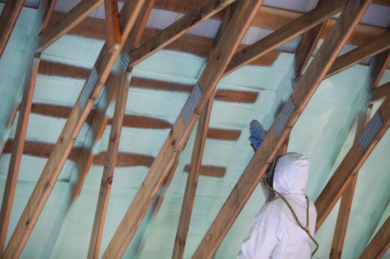 Demilec’s new Heatlok HFO High Lift is a closed-cell spray polyurethane foam insulation that can be applied 6 1/2” thick in a single pass with high yield and low VOC emission.
