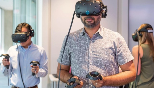 Designers use six degrees of freedom VR headsets