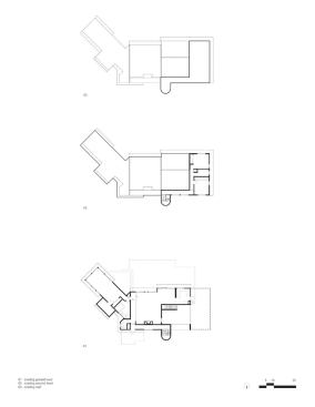 The house's floor plans before renovation.
