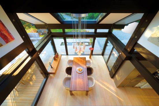 LONG PLANNING, QUICK DELIVERY. From order to completion, a Huf home takes about 14 months, as the company encourages buyers' design input. Actual on-site assembly, though, only takes three to 14 days.