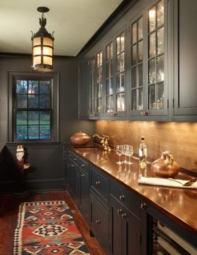 The butler's pantry.