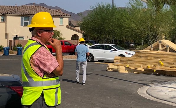 KB Home ProjeKt superintendent Joe Kamdt, anticipating the next challenge on site.