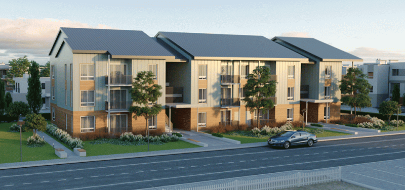 The Katerra Garden Market Rate Platform is a fully optimized building platform for market-rate multifamily residential housing.