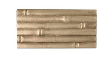 Sun Valley BronzeKnown for door and cabinet hardware and accessories, the manufacturer has expanded its Bronze Tile Collection with three new designs-4-inch-by-4-inch Corduroy, 3-inch-by-6-inch Bamboo (shown), and 4-inch-by-4-inch Corrugated. The tiles are made from white bronze that has been certified by Scientific Certification Systems to contain a minimum of 95 percent pre-consumer recycled content or silicon bronze containing 90 percent pre-consumer content. www.sunvalleybronze.com.