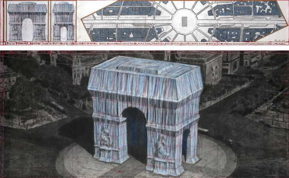L'Arc de Triomphe, Wrapped (Project for Paris) Place de l'Etoile – Charles de Gaulle