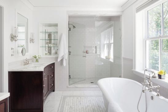 The master bath.