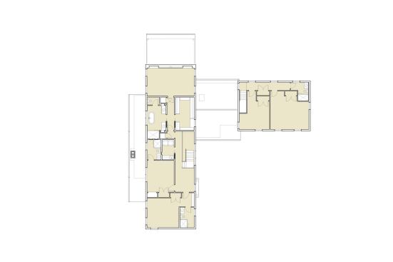 The second floor plan
