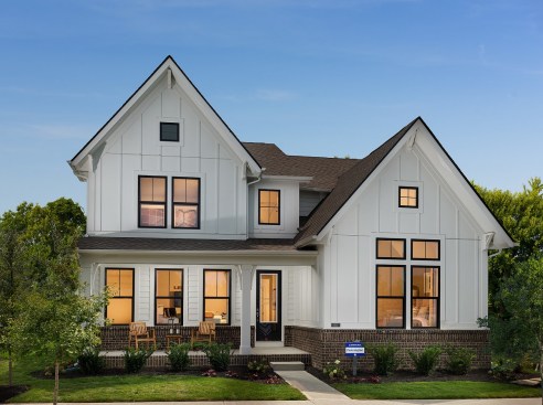The Pennington plan offered at Lennar's Chatham Village in Westfield, Indiana.