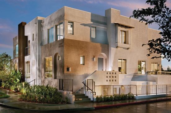 Featuring expansive windows and spacious bedrooms, The Townes is a collection of townhomes starting in the low $600,000s, inspired by historic Los Angeles buildings. 