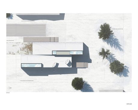 A view of the roof plane of the Ice Cycle home.