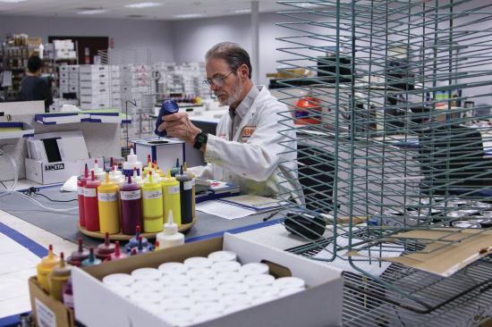 The R&D team at Behr "would like to find more ways for paint to do things other than provide aesthetic appeal,” according to John Gilbert, senior vice president of research and development. “Of course, paint has to provide the decoration you want on your house, but there are other things it can do as well. If you’re painting a deck and there are nails, you want the paint to provide some corrosion resistance. That’s an example of something functional. We’re looking for other things paint can do, such as reflect solar heat so a deck or patio you just painted isn’t too hot to walk on.”

