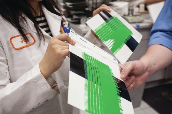 The R&D team reviews how different raw materials perform in the paint, and the opportunities that emerging chemistries bring to the table.

