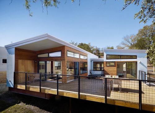 ma Modular homes are delivered fully equipped with 
plumbing, electrical fixtures, and appliances and will require minimal 
site work. Each home features 2X6 exterior walls, metal roofs, R30 to 
R50 roof insulation, low-E insulated windows, bamboo floors, and solid 
surface countertops, among other amenities.