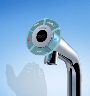 Miscea's touch-free multi-purpose faucet