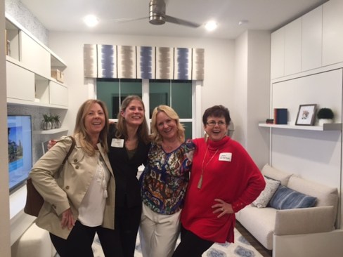 NEXTadventurers (from left) Carol Thompson of Taylor Morrison, Hanley Wood's Jennifer Castenson, Resource Furniture's Lisa Blecker, and Housing Design Matters architect Deryl Patterson.