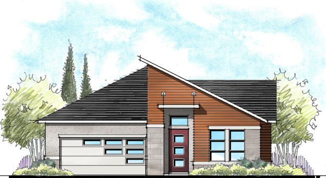 Modern escalation nicknamed shark fin