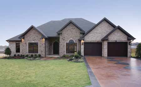 No. 6: Sky High At a more modest 2,525 square feet, this plan uses high ceilings to open the space. But even with its smaller footprint, it still squeezes in a home theater/living room, great room, and breakfast room. For more images and information, click 
here.