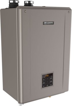 The Noritz Residential Combination Boiler, or NRCB, allows for simultaneous residential domestic hot water and space heating.