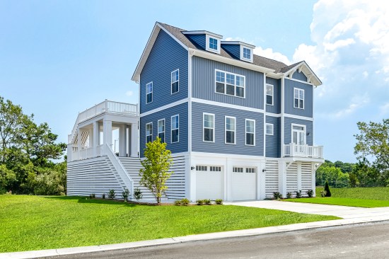 The Sandpiper model has proved popular at Evergreene Homesâ Ocean View, Del., Tidal Walk community.