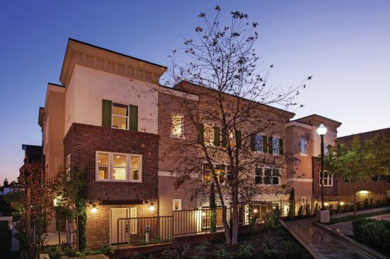 The Village Walk townhome community is located in San Dimas, Calif.