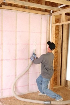 Proponents of fiberglass insulation cite productivity and no added moisture or fire-retardants as top considerations for their choice.