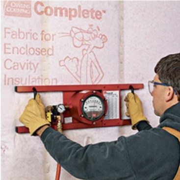 The Owens Corning Inspect-R gauge allows installers to quickly verify the installed R-value of blown-in fiberglass insulation, for quality assurance without destructive testing.