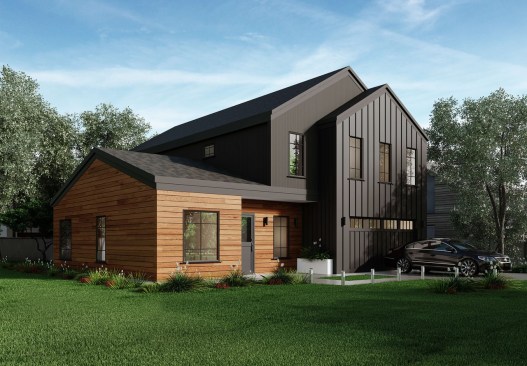 On the Welcome Homes website, clients can select interior and exterior design options from a carefully curated list.