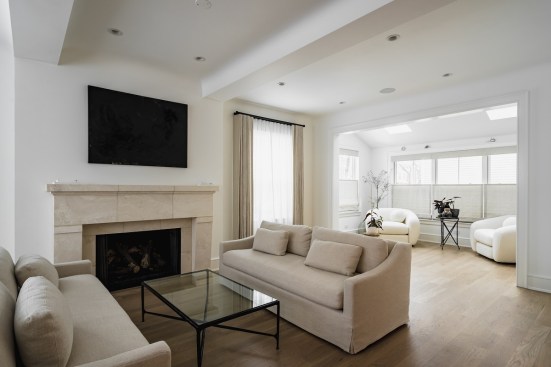 The clients desired a clean, contemporary, and comfortable aesthetic inside the home.