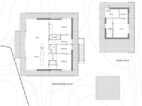 The floor plan.