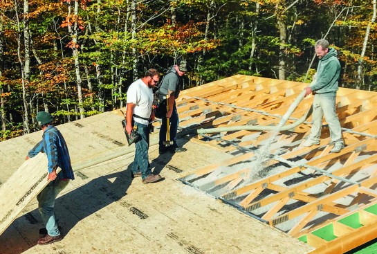 Insulating from above
