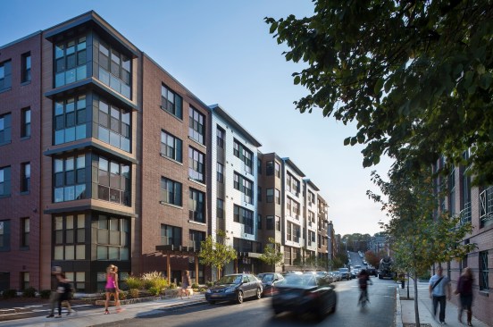 The Green District is Allston, Mass.'s largest provately funded multifamily community .