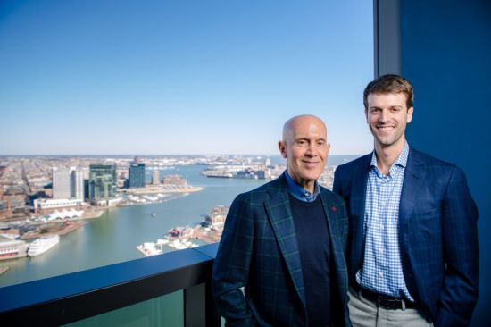 Questar CEO Stephen Gorn (left) and his son, Zachary Gorn, vice president of development and strategy.