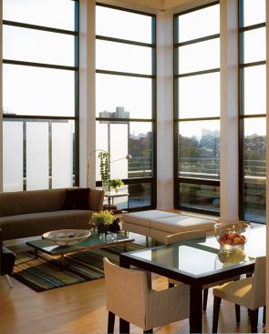 Hacin created the interior of a unit at his Laconia Lofts project for himself and partner Tim Grafft. “When designing for yourself ... you have to decide what you really like and value,” he says.