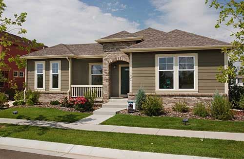 Single-Story Elevation - Harvest
Builder: Writer Homes Location: Fort Collins, Colorado